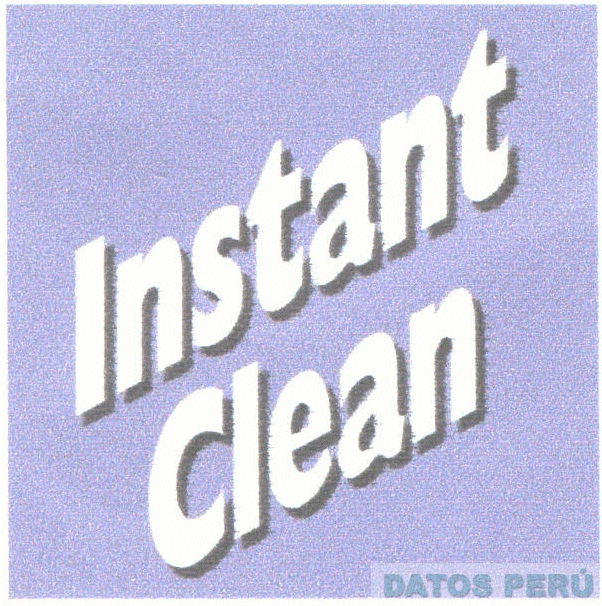INSTANT CLEAN