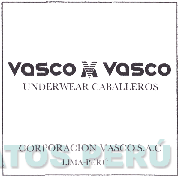 VASCO V VASCO UNDERWEAR CABALLEROS CORPORACION VASCO S.A.C. LIMA - PERÚ