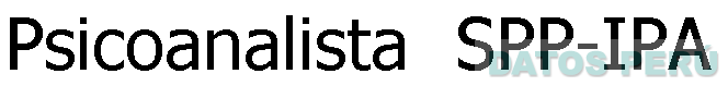 PSICOANALISTA SPP-IPA