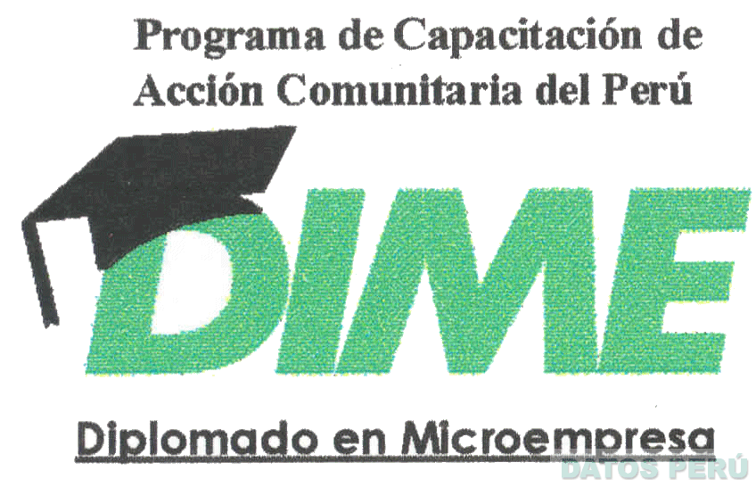 DIME PRORGAMA DE CAPACITACION DE ACCION COMUNITARIA DEL PERU DIPLOMADO EN MICROEMPRESA