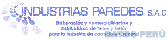 INDUSTRIAS PAREDES S.A.C.