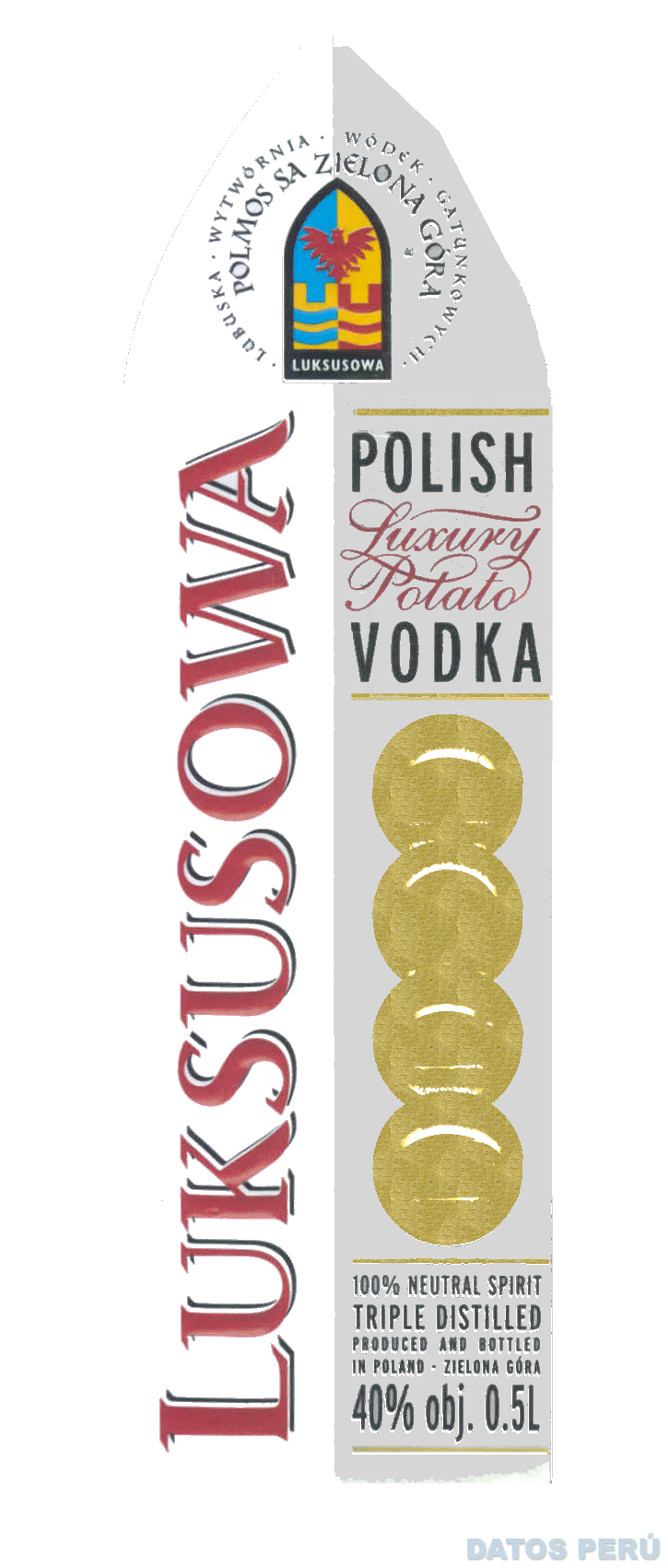 LUKSUSOWA POLISH LUXURY VODKA