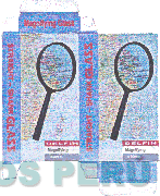 DELFIN MAGNIFYING GLASS STRAIGHT - SHANK GLASS