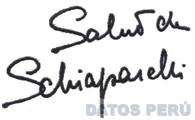 SALUT DE SCHIAPARELLI