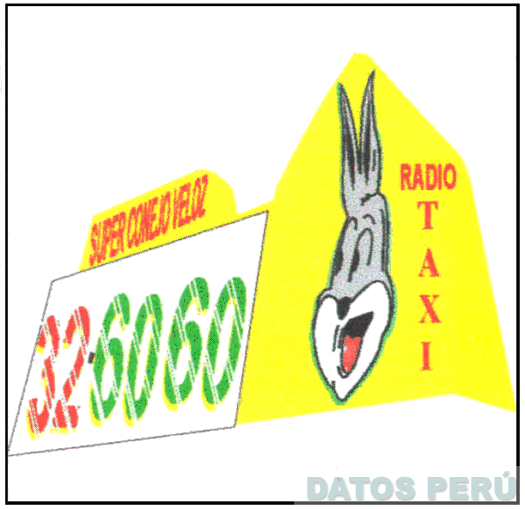 RADIO TAXI SUPER CONEJO VELOZ 32-6060
