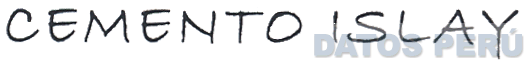 CEMENTO ISLAY