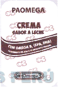 PAOMEGA CREMA SABOR A CHOCOLATE CON OMEGA 3, (EPA, DHA)