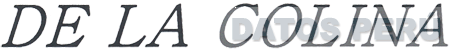 DE LA COLINA