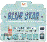 24 BLUE STAR VACUUM FLASK