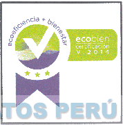 ECOEFICIENCIA + BIENESTAR ECOBIEN CERTIFICACIÓN V . 2014