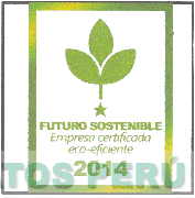 FUTURO SOSTENIBLE EMPRESA CERTIFICADA ECO-EFICIENTE 2014