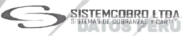 SISTEMCOBRO LTDA. SISTEMAS DE COBRANZA Y CARTERA
