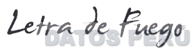 LETRA DE FUEGO