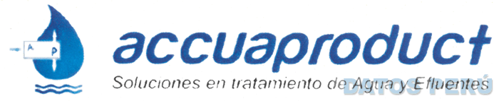 A P ACCUAPRODUCT SOLUCIONES EN TRATAMIENTO DE AGUA Y EFLUENTES