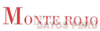 MONTE ROJO