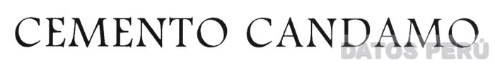 CEMENTO CANDAMO