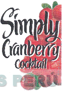 SÍMPLY CRANBERRY COCKTAÍL
