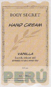 BODY SECRET HAND CREAM VAINILLA
