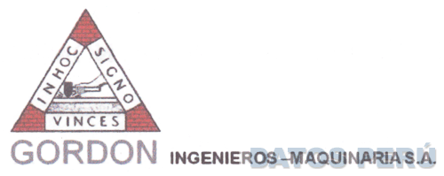 GORDON INGENIEROS-MAQUINARIA S.A. INHOC SICNO VINCES
