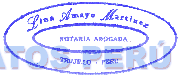 LINA AMAYO MARTINEZ NOTARIA ABOGADA TRUJILLO - PERU