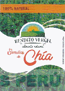 BENDITO VERGEL ALIMENTO NATURAL SEMILLAS DE CHÍA 100% NATURAL