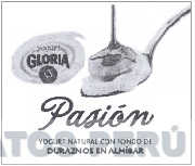 YOGURT GLORIA PASIÓN YOGURT NATURAL CON FONDO DE DURAZNOS EN ALMÍBAR