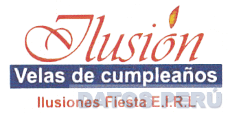ILUSIÓN VELAS DE CUMPLEAÑOS ILUSIONES FIESTA E.I.R.L.