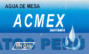 AGUA DE MESA ACMEX OZONIZADA SIN GAS