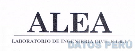 ALEA LABORATORIO DE INGENIERIA CIVIL E.I.R.L.