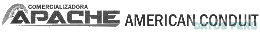 COMERCIALIZADORA APACHE AMERICAN CONDUIT