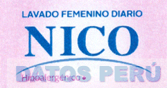 LAVADO FEMENINO DIARIO NICO HIPOALERGÉNICO