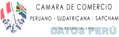 CAMARA DE COMERCIO PERUANO - SUDAFRICANA - SAPCHAM FORTALECIENDO ALIANZAS