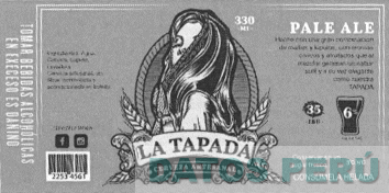 LA TAPADA LA TAPADA CERVEZA ARTESANAL PALE ALE