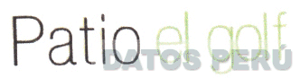 PATIO EL GOLF