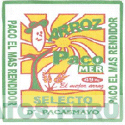 PACO EL MAS RENDIDOR ARROZ PACO MER EL MEJOR ARROZ SELECTO D´PACASMAYO