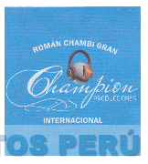ROMAN CHAMBI GRAN CHAMPION PRODUCCIONES INTERNACIONAL