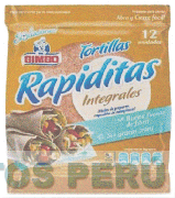 TORTILLAS RAPIDITAS INTEGRALES
