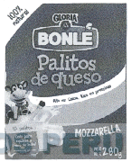 GLORIA BONLÉ PALITOS DE QUESO MOZZARELLA