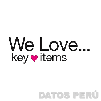 WE LOVE... KEY ITEMS