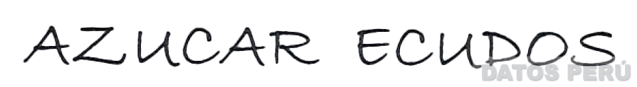 AZUCAR ECUDOS
