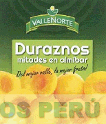 VALLENORTE DURAZNOS MITADES EN ALMÍBAR DEL MEJOR VALLE, LA MEJOR FRUTA!