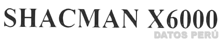 SHACMAN X6000