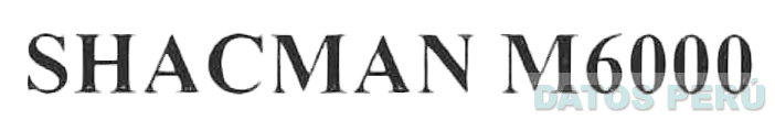 SHACMAN M6000
