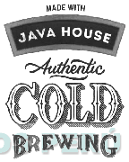 MADE WITH JAVA HOUSE AUTHENTIC COLD BREWING