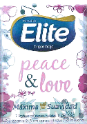 PAÑUELOS ELITE TRIPLE HOJA PEACE & LOVE MÁXIMA SUAVIDAD