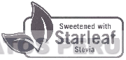 SWEETENED WITH STARLEAF STEVIA