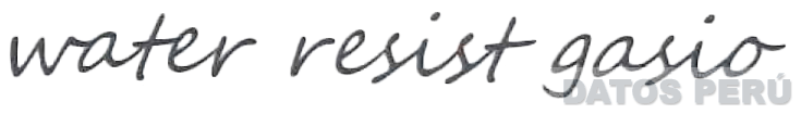 WATER RESIST GASIO