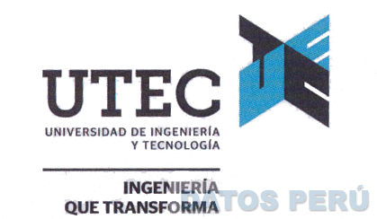 UTEC UNIVERSIDAD DE INGENIERÍA Y TECNOLOGÍA INGENIERÍA QUE TRANSFORMA