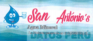 SAN ANTONIO'S AGUA MINERAL LO HICIMOS PENSANDO EN TI DISFRUTALO...