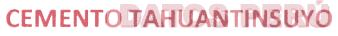 CEMENTO TAHUANTINSUYO